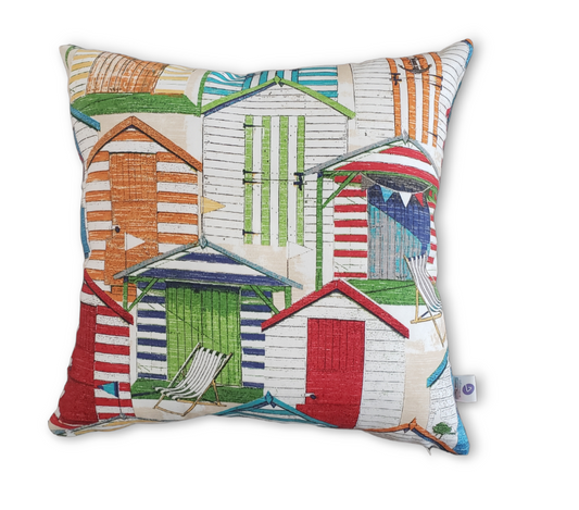 Treat yourself to a piece of luxury for your home with this exclusive Beach Hut Luxury Throw Pillow. Featuring a coastal-themed designer fabric and solid teal reverse, this high-quality cushion cover is built for both indoor and outdoor use. Enjoy a touch of luxury and fresh style today!
Highlights 
20x20in
Pillow Cover and Polyfill Insert Included 
