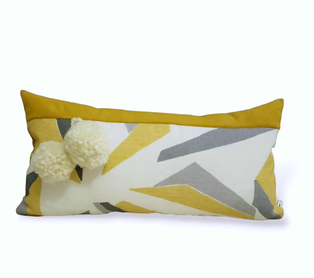 Experience luxury with this stunning throw pillow cover! Its Thom Filicia Kravet fabric, gold tassel accent, and invisible zipper make it the perfect addition to any room. Add a touch of sophistication and elegance to your decor today!