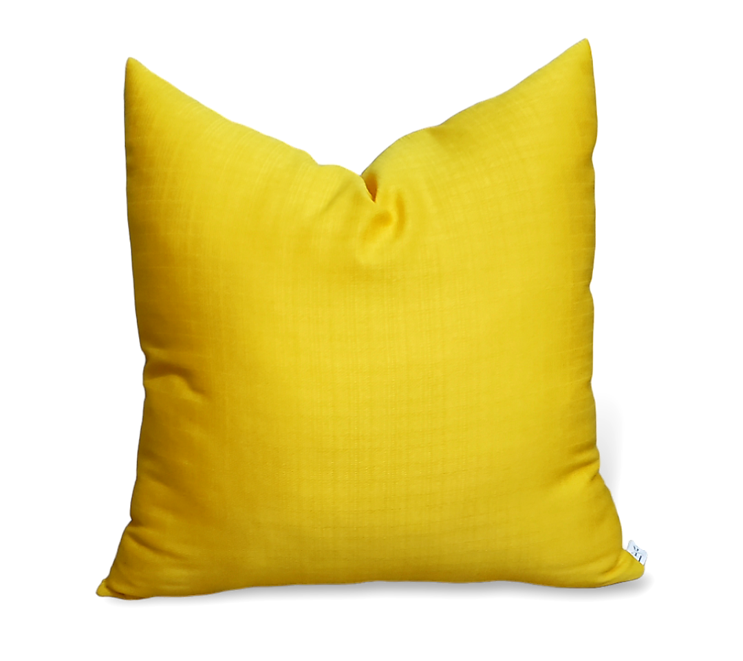 Oversized Yellow Decorative Pillow Cover