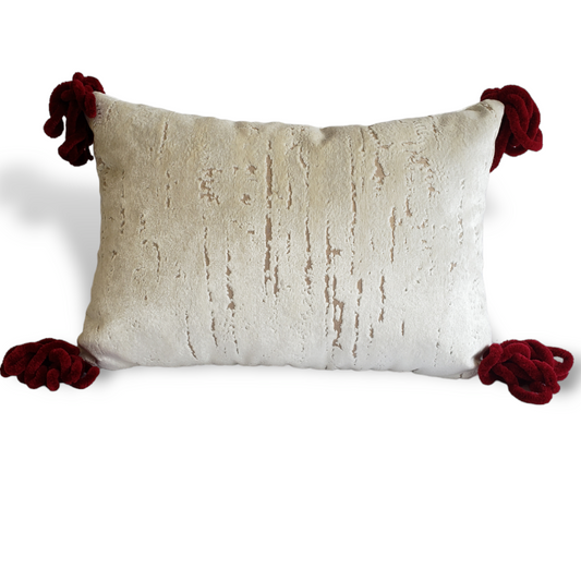 Ruby Romance Designer Decorative Pillow Covers.
