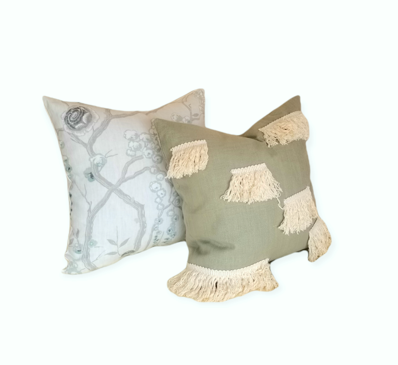 Boho Olive Green Luxury Decorative Pillow - Advenique Home Decor