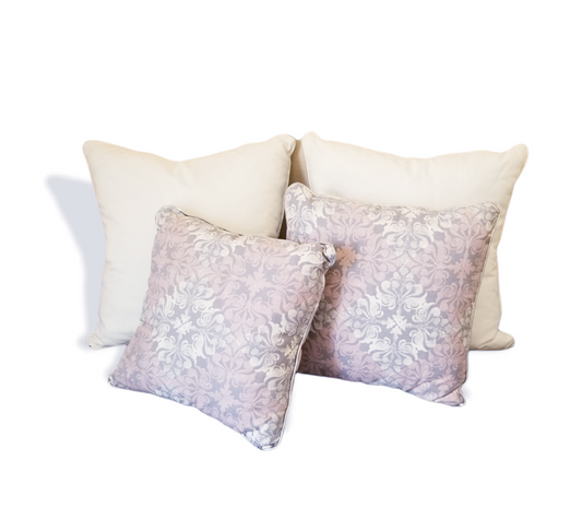 Damask Blush Luxury Designer Decorative Pillow - Advenique Home Decor