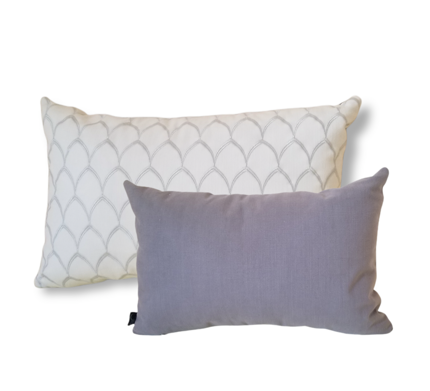 Grey and White Paratha Designer Decorative Pillow - Advenique Home Decor