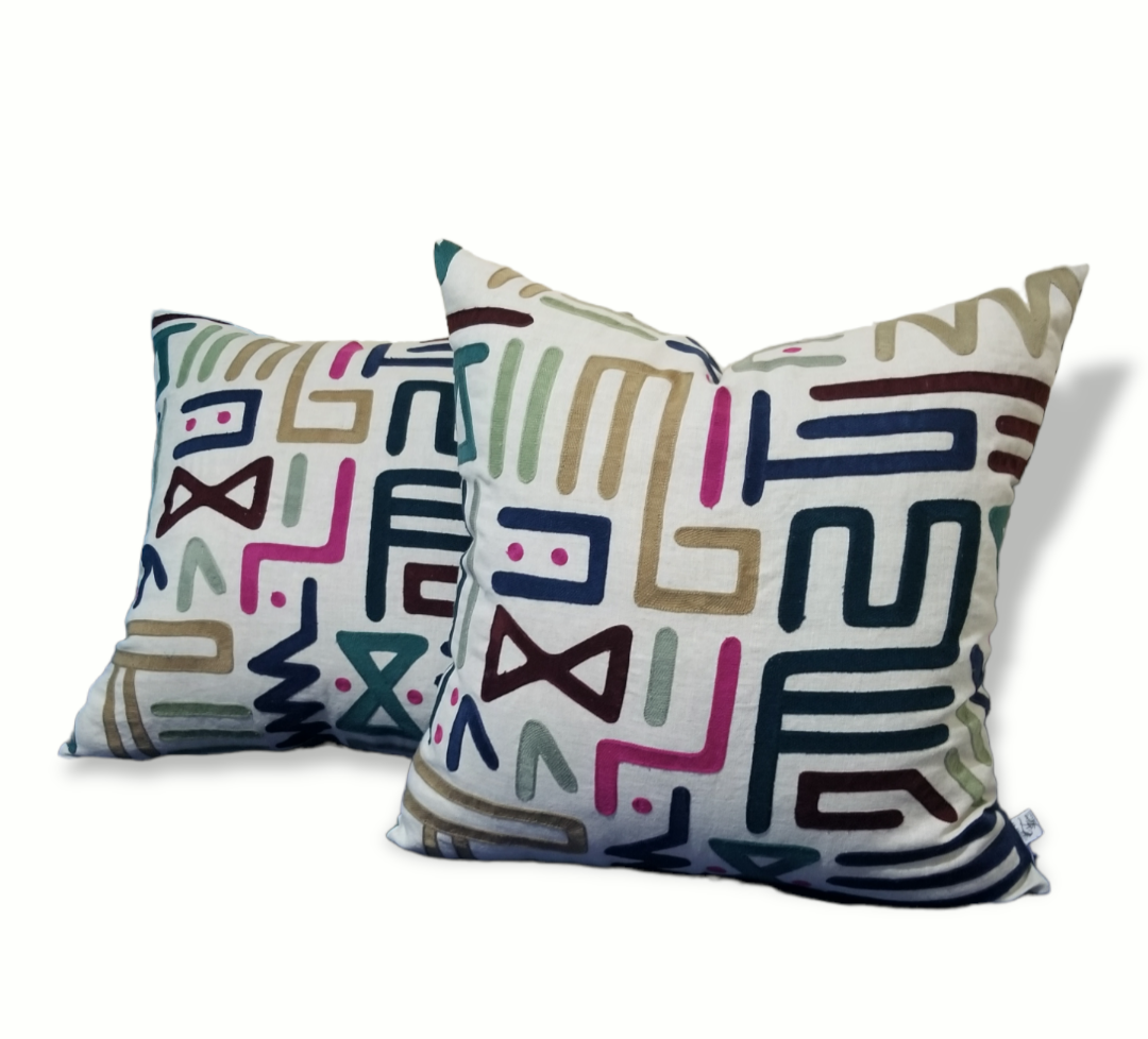 Mulberry Rain Dance Luxury decorative throw Pillow.  Lee Jofa Cushion Covers.