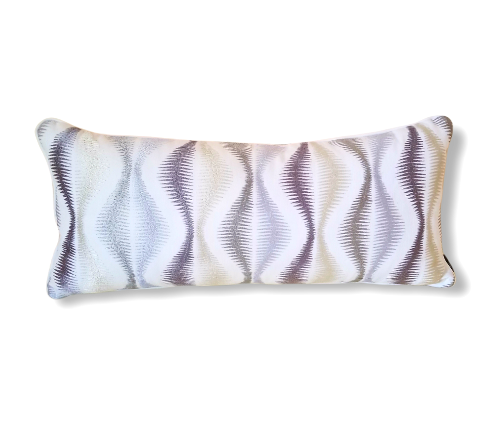 Fabricut Throb Opal Designer Luxury Throw Pillow.