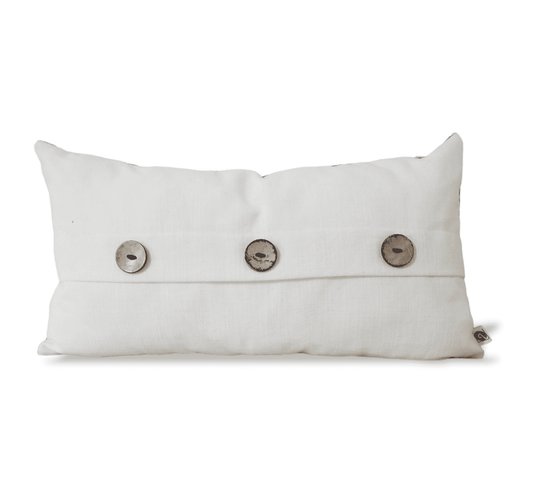 Coco Popping Lumbar Designer Pillow Cover for your sectional sofa or bedroom.  Designed by Fiona Kimberly.